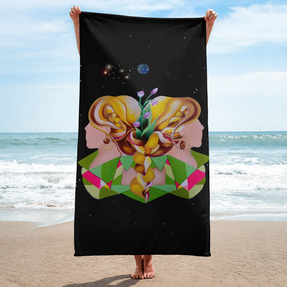 Gemini Zodiac Towel