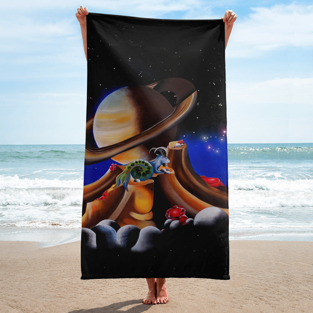 Capricorn Zodiac Towel